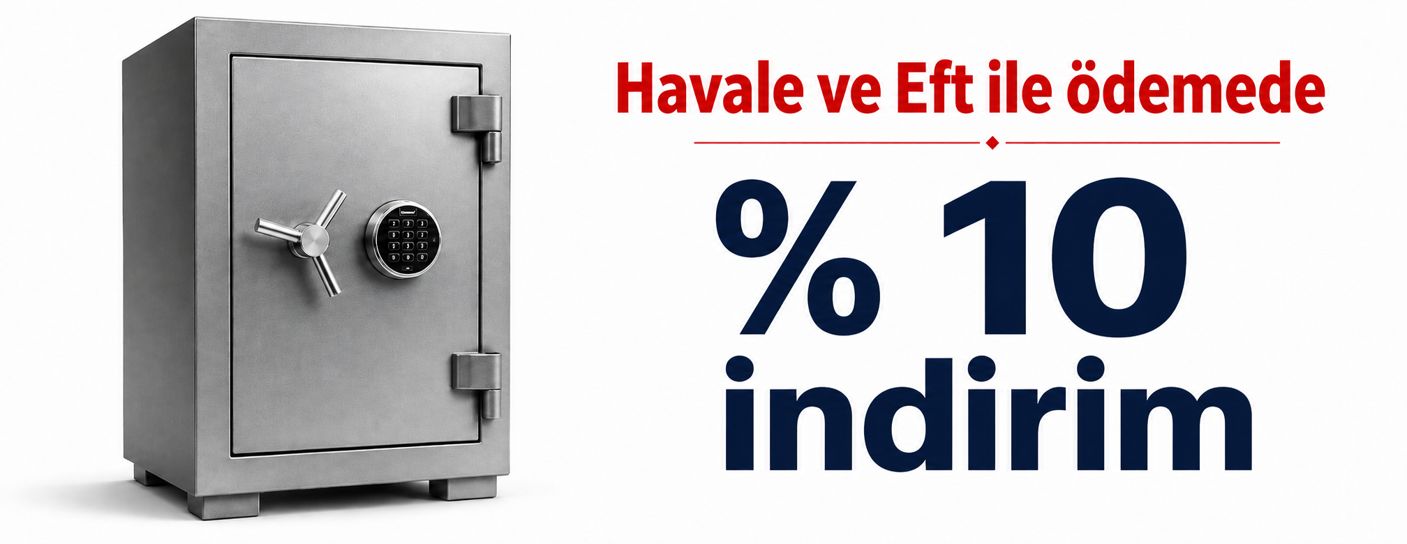 Kıratlı Kasa'da Kampanya. Havale ve Eft ile ödemelerde %10 indirim.